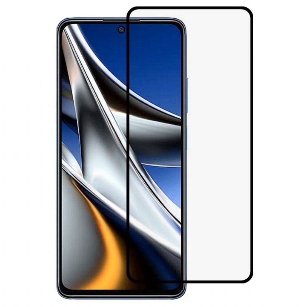 Poco X4 Pro 5G Displayschutzfolie Aus Gehärtetem Glas Mit Schwarzem Rand