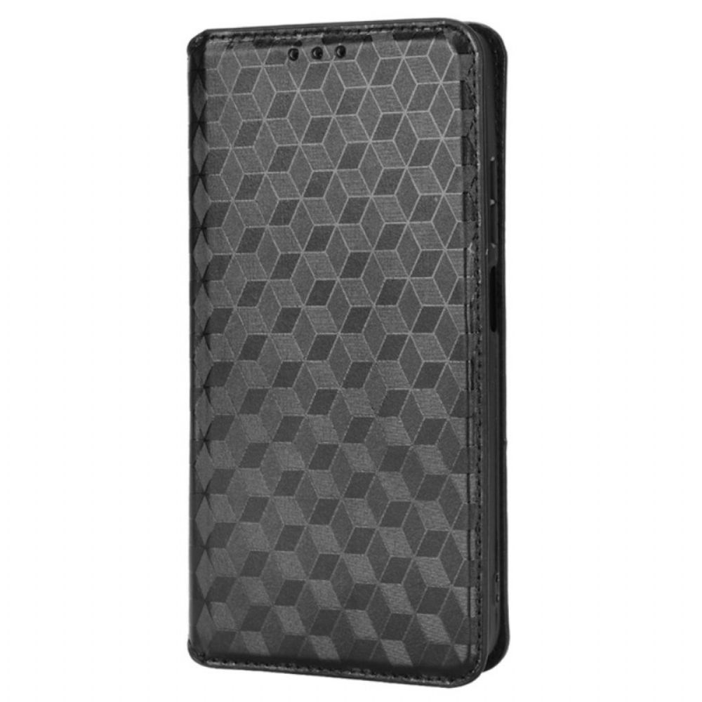 Schutzhülle Für Poco X4 Pro 5G Flip Case 3d-textur