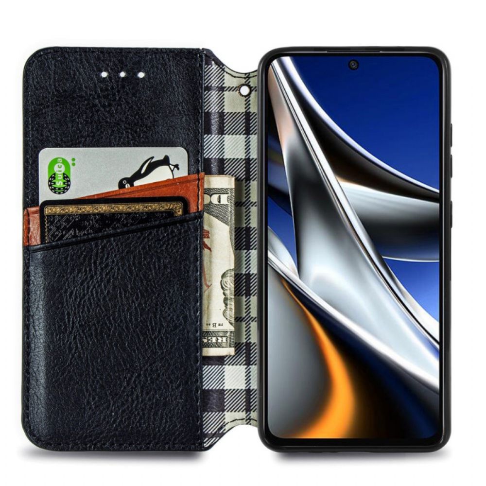 Schutzhülle Für Poco X4 Pro 5G Flip Case 3d-würfel