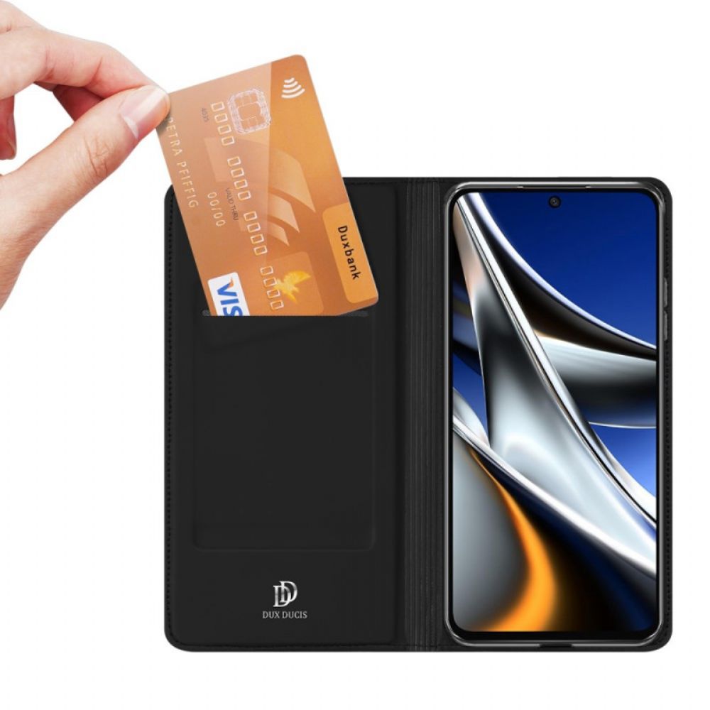 Schutzhülle Für Poco X4 Pro 5G Flip Case Dux Ducis Pro-skin