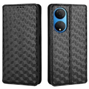 Schutzhülle Für Honor X7 Flip Case Diamant-leder-effekt