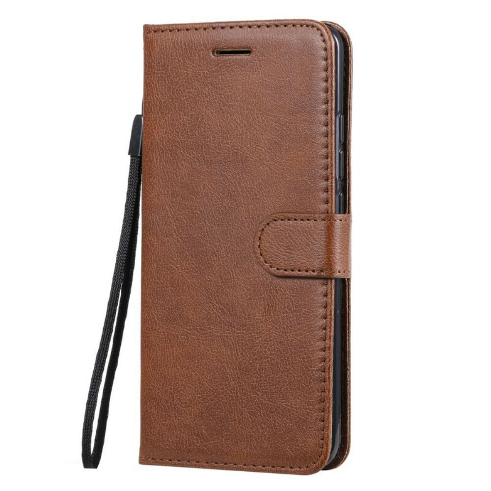 Flip Case Für Xiaomi Mi Note 10 / 10 Pro Mit Kordel Lederriemen-stil