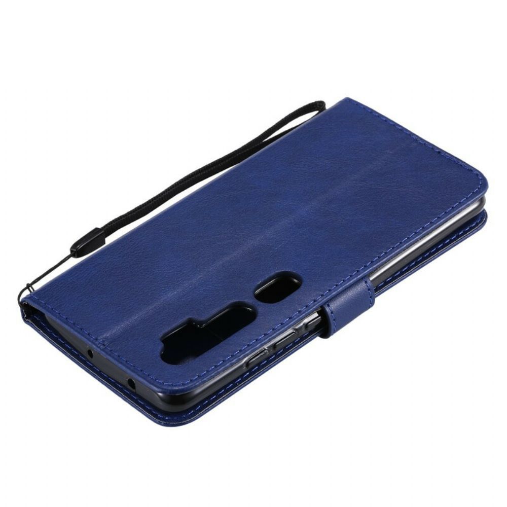 Flip Case Für Xiaomi Mi Note 10 / 10 Pro Mit Kordel Lederriemen-stil