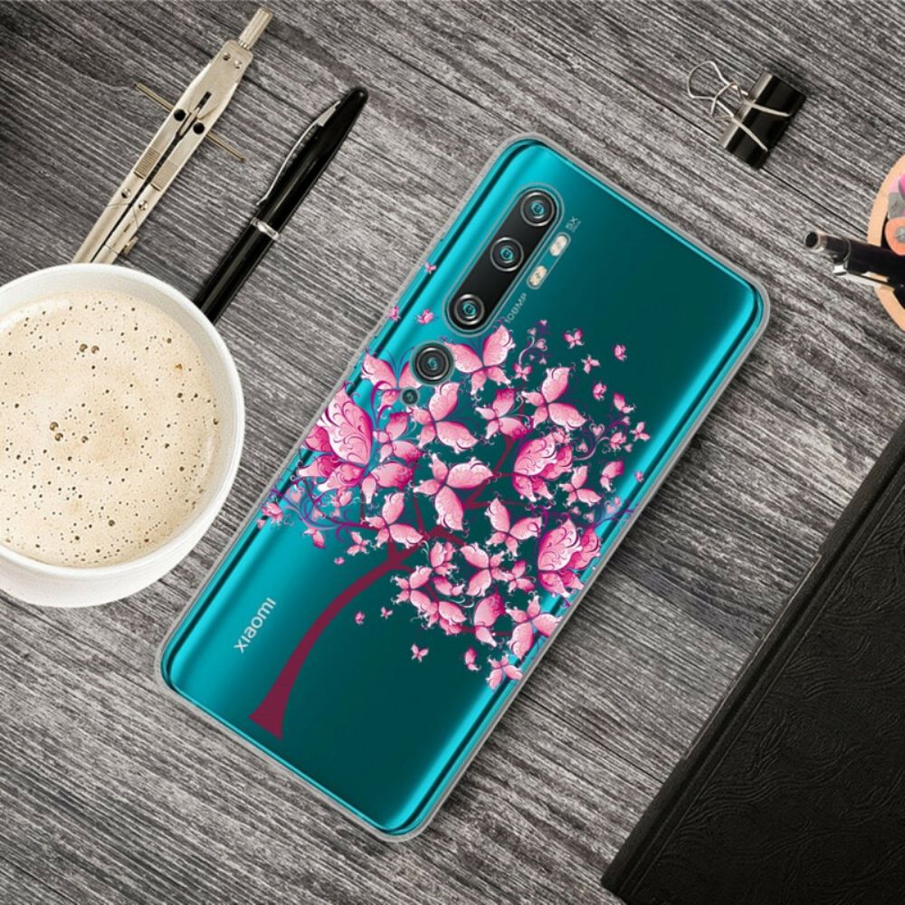 Handyhülle Für Xiaomi Mi Note 10 / 10 Pro Rosa Baumkrone