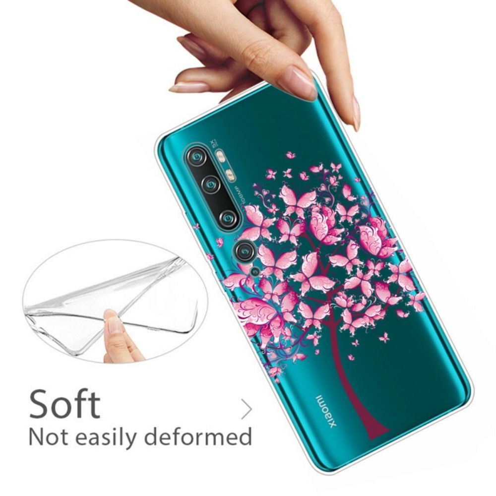 Handyhülle Für Xiaomi Mi Note 10 / 10 Pro Rosa Baumkrone