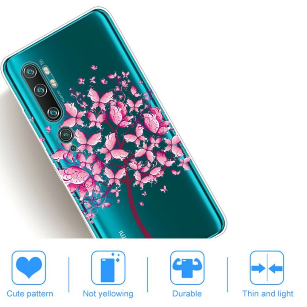 Handyhülle Für Xiaomi Mi Note 10 / 10 Pro Rosa Baumkrone