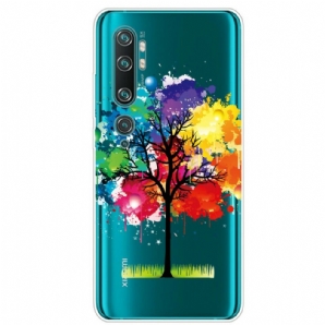 Handyhülle Für Xiaomi Mi Note 10 / 10 Pro Transparenter Aquarellbaum