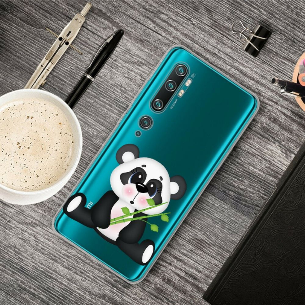 Handyhülle Für Xiaomi Mi Note 10 / 10 Pro Transparenter Trauriger Panda