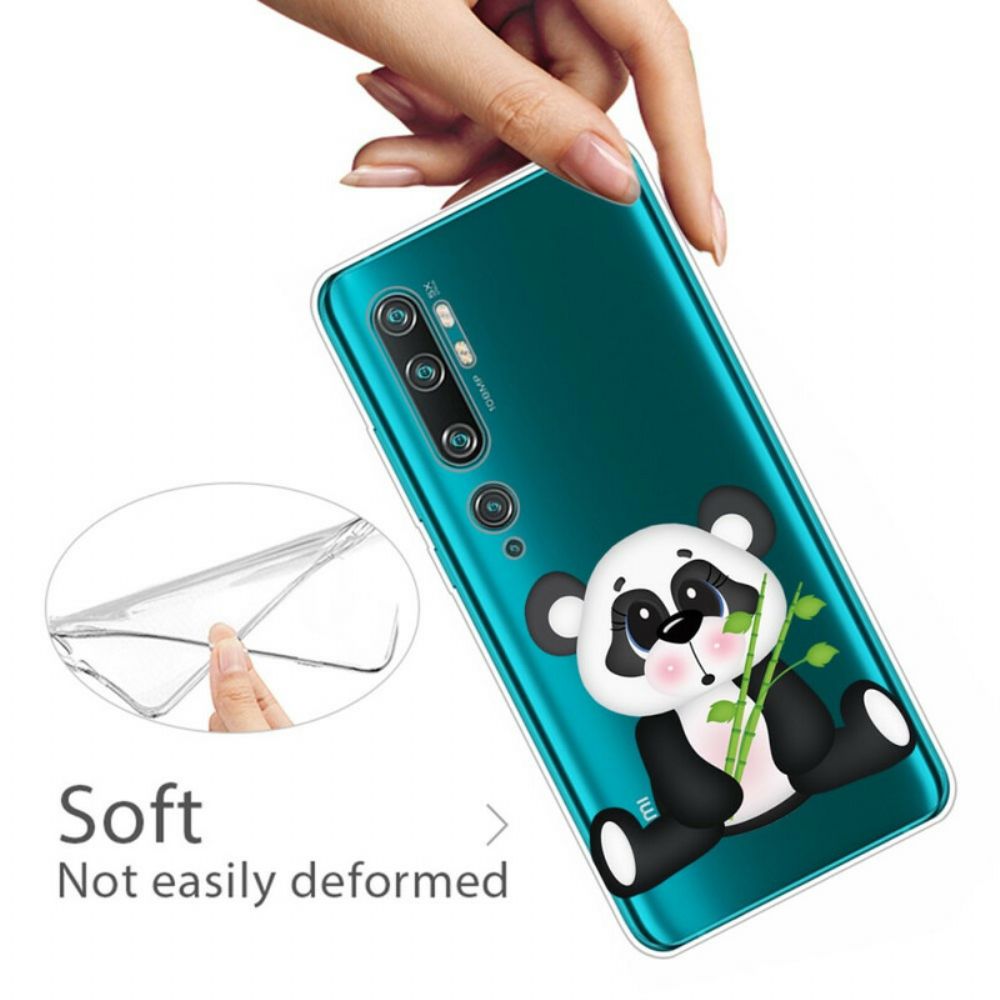 Handyhülle Für Xiaomi Mi Note 10 / 10 Pro Transparenter Trauriger Panda