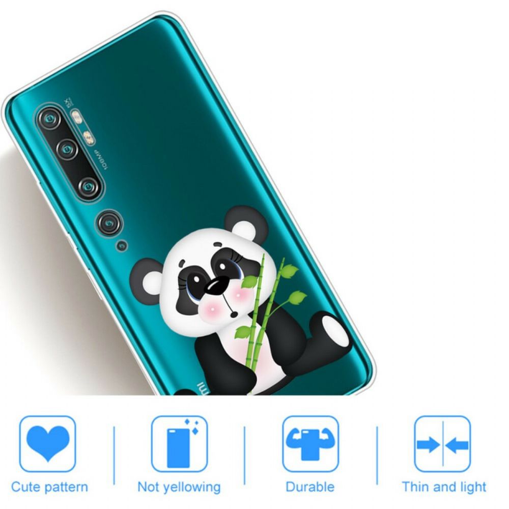 Handyhülle Für Xiaomi Mi Note 10 / 10 Pro Transparenter Trauriger Panda