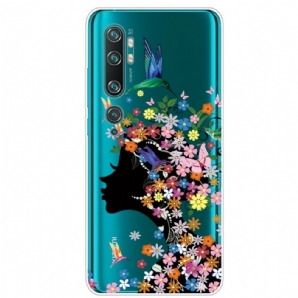 Hülle Für Xiaomi Mi Note 10 / 10 Pro Hübscher Blütenkopf