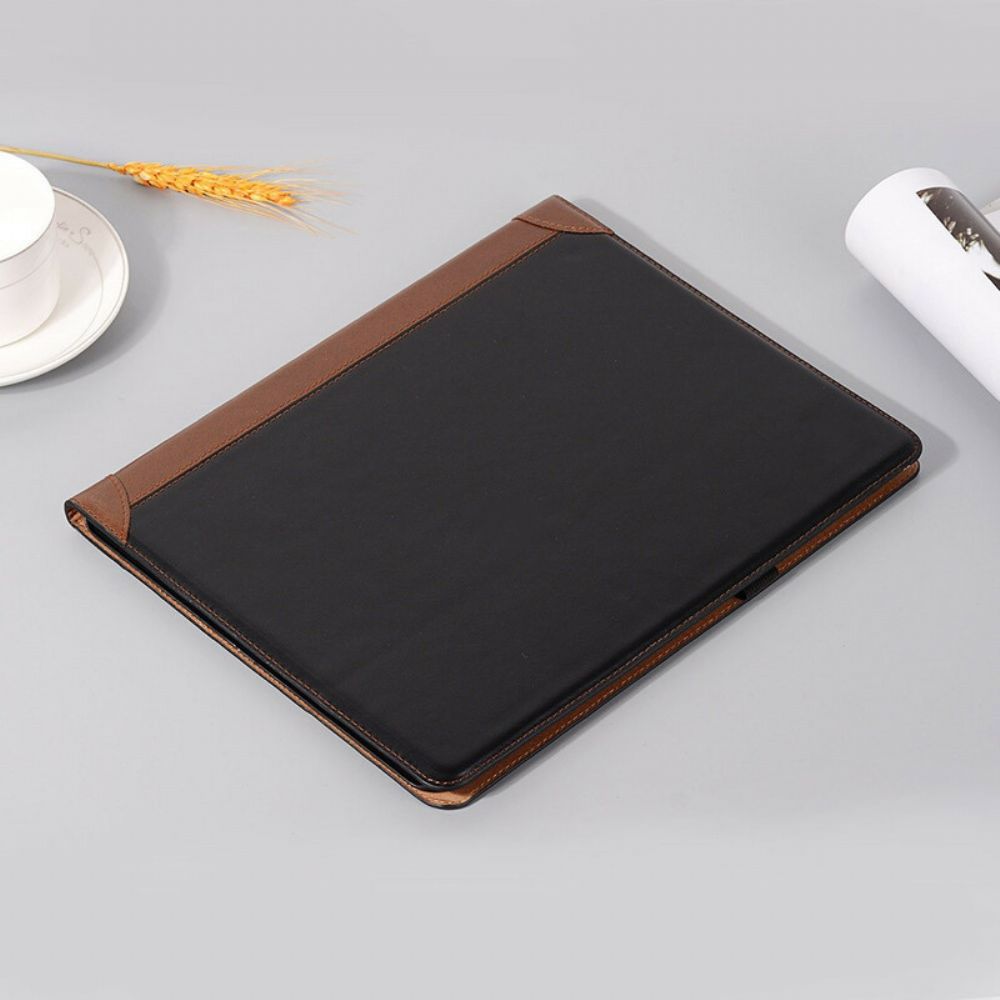 Case Für iPad Pro 12.9" (2024) (2024) (2018) Mattes Leder