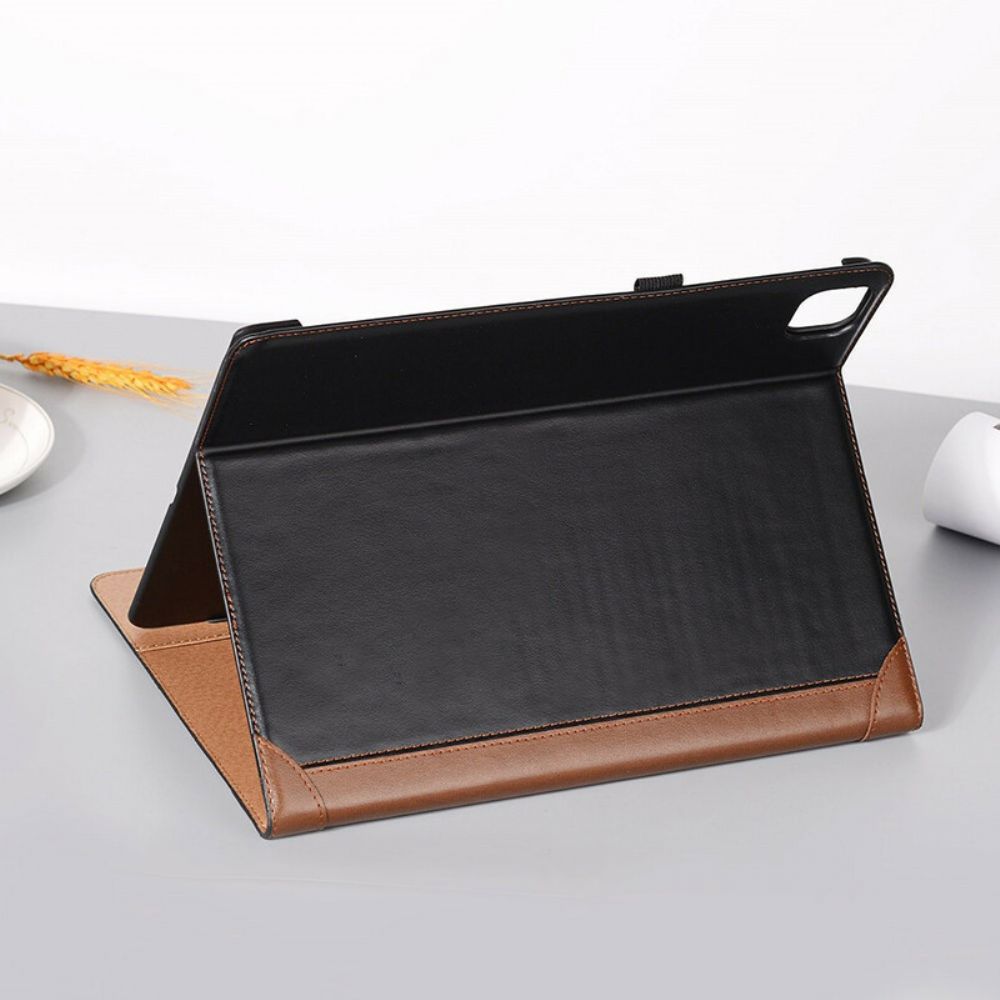 Case Für iPad Pro 12.9" (2024) (2024) (2018) Mattes Leder