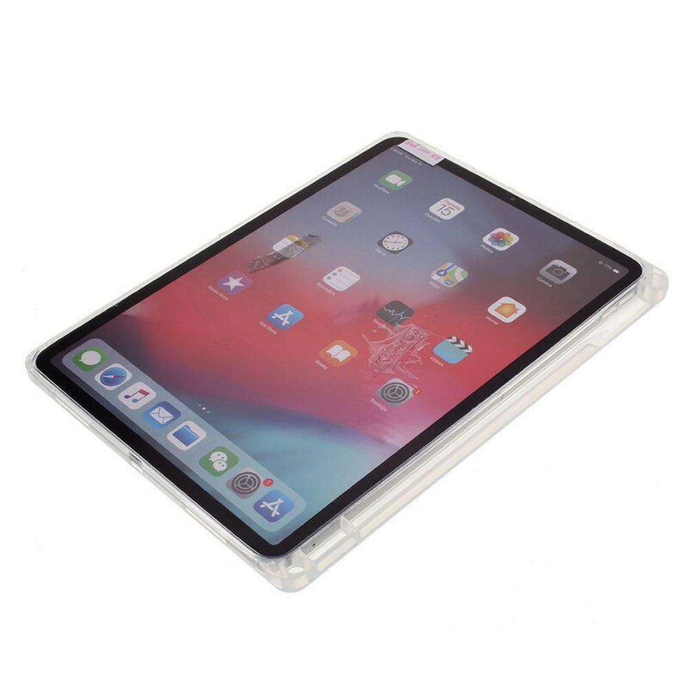 Hülle Für iPad Pro 12.9" (2024) (2024) (2018) Durchsichtiger Bleistifthalter