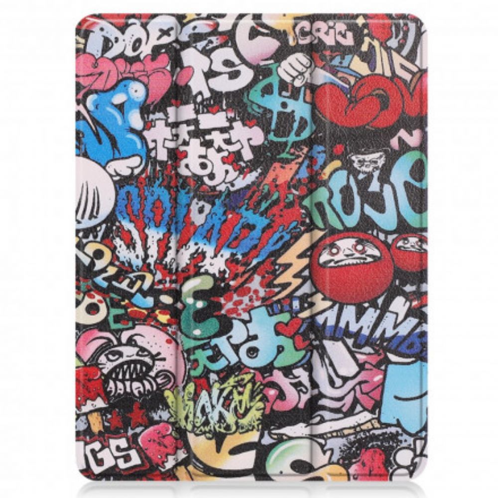 Schutzhülle Für iPad Pro 12.9" (2024) (2024) (2018) Graffiti-stifthalter