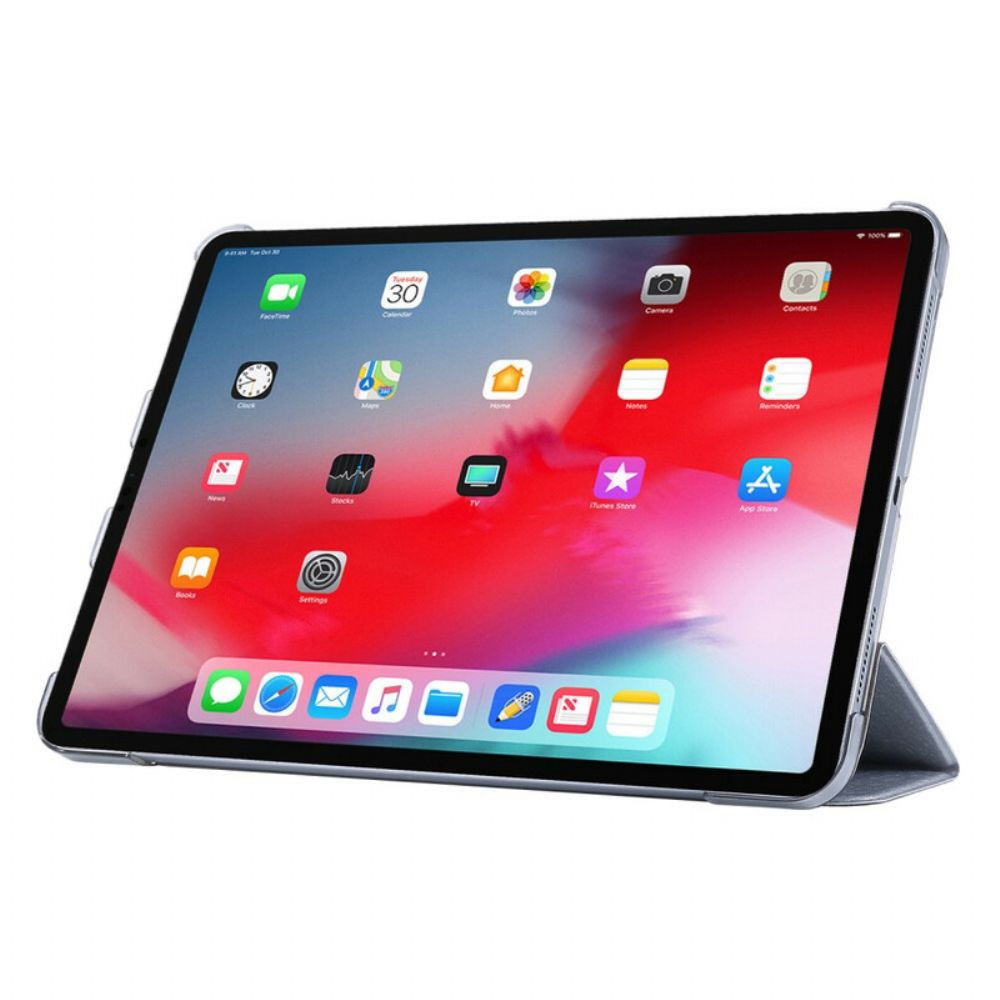 Schutzhülle Für iPad Pro 12.9" (2024) (2024) (2018) Kunstleder Mit Seidenstruktur