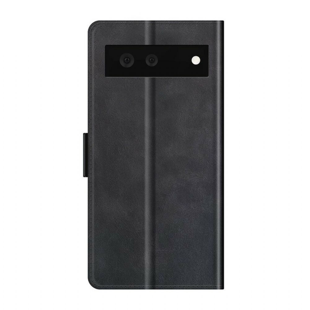 Flip Case Für Google Pixel 6 Flip Case Klassische Doppelklappe