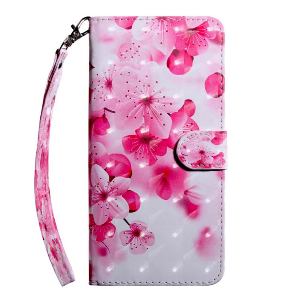 Flip Case Für Google Pixel 6 Rosa Blumen