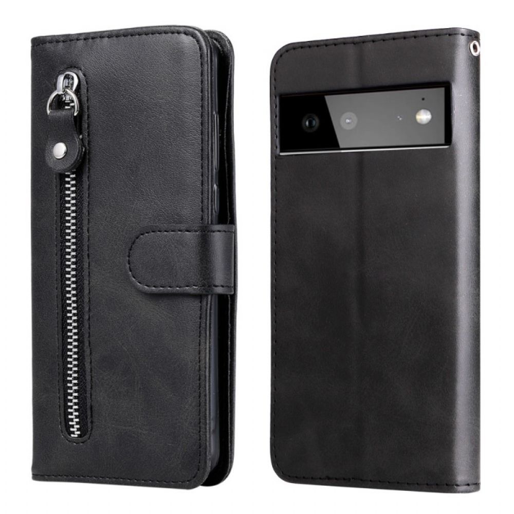 Flip Case Für Google Pixel 6 Vintage Geldbörse