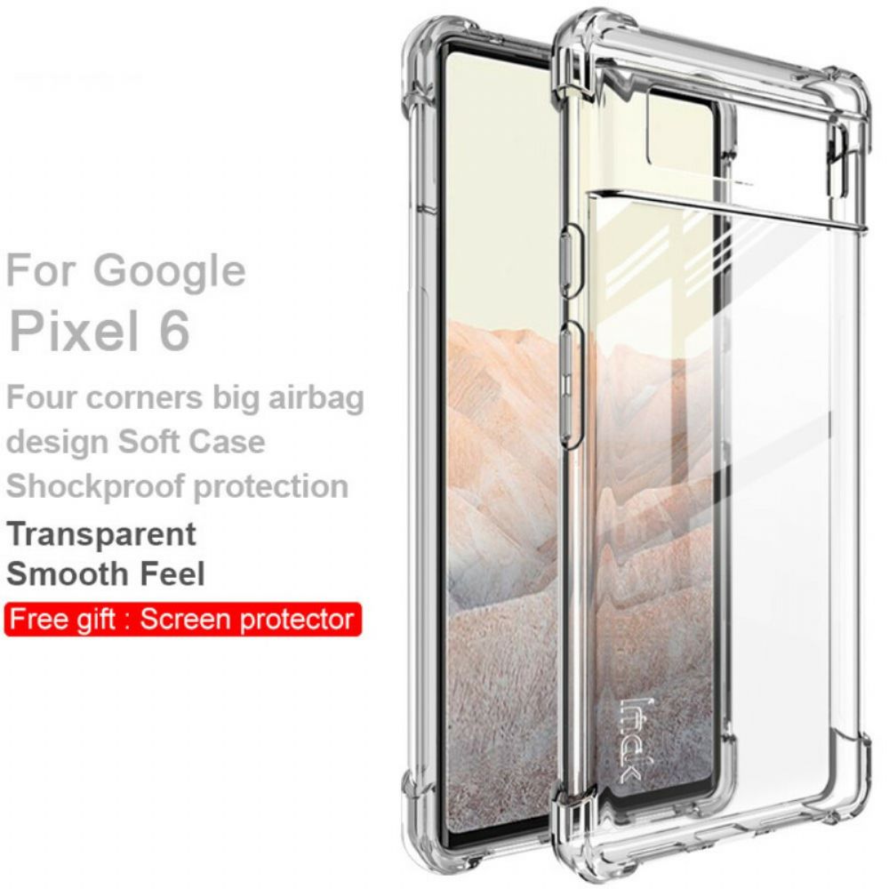 Hülle Für Google Pixel 6 Transparent Mit Imak Screen Film