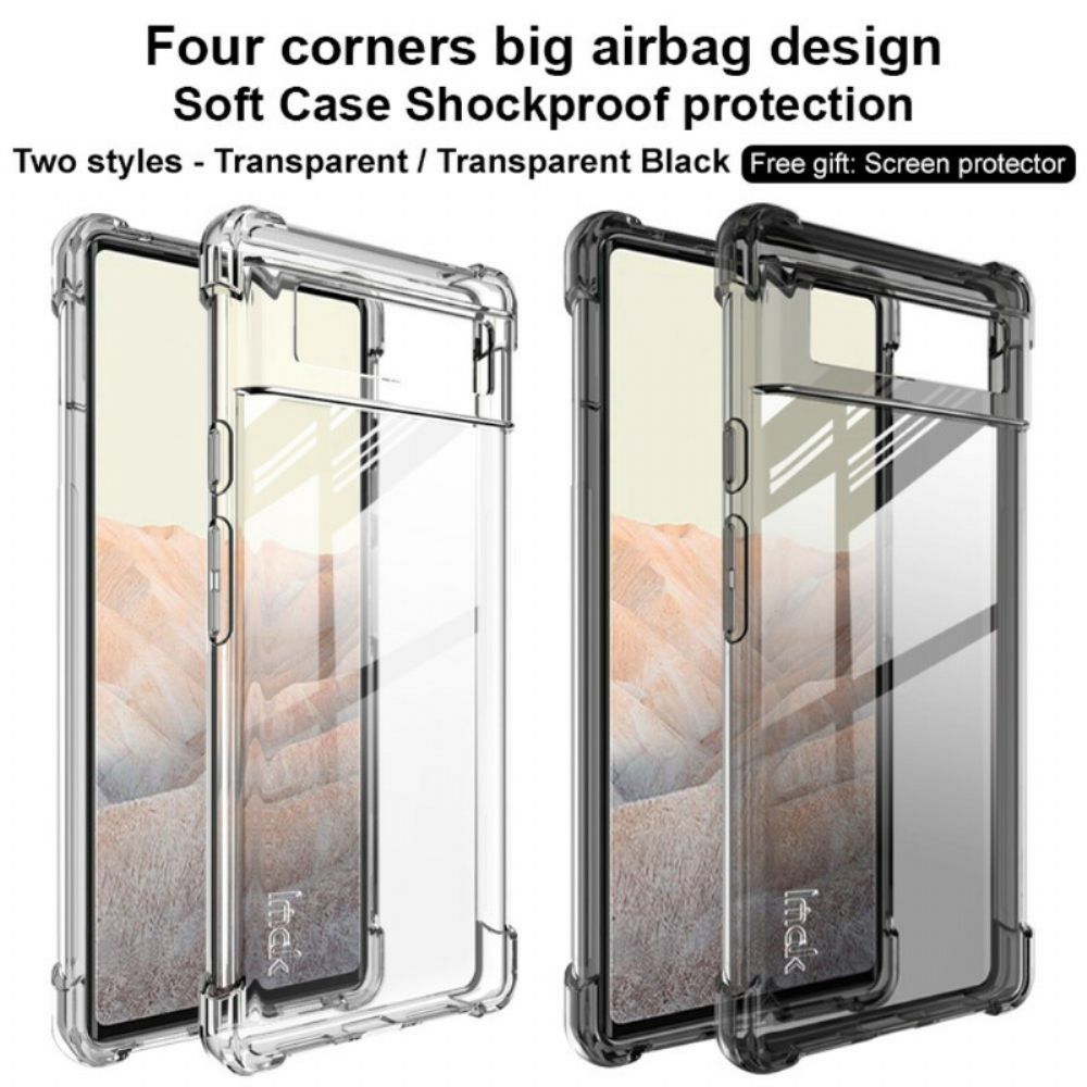 Hülle Für Google Pixel 6 Transparent Mit Imak Screen Film