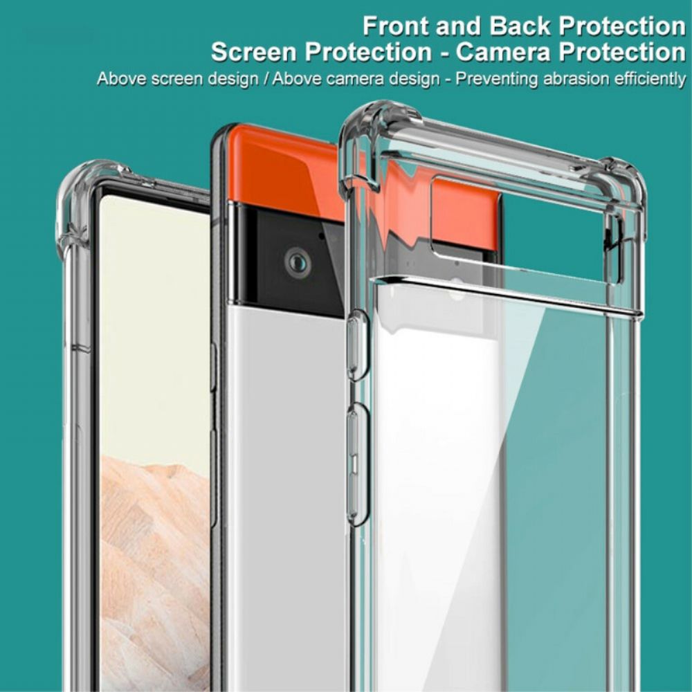 Hülle Für Google Pixel 6 Transparent Mit Imak Screen Film