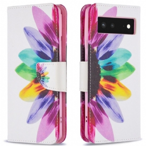 Schutzhülle Für Google Pixel 6 Flip Case Aquarell Blume