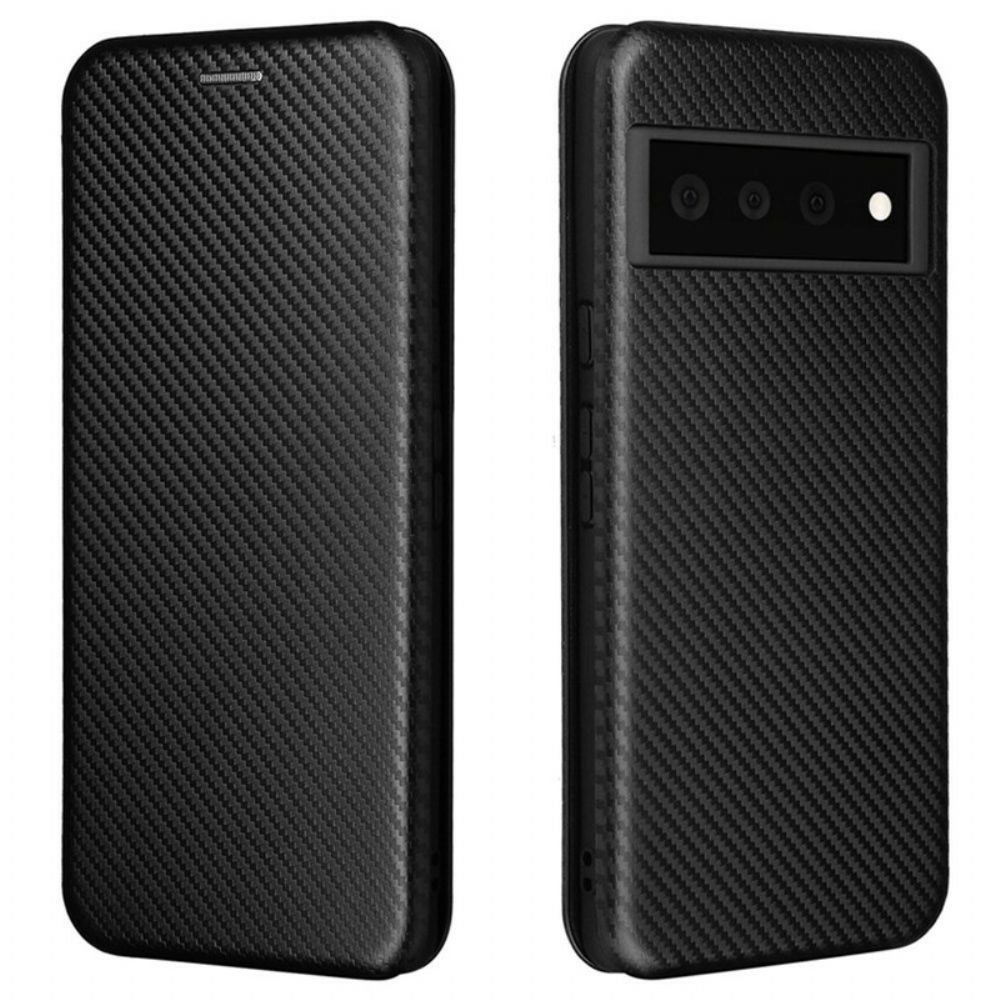 Schutzhülle Für Google Pixel 6 Flip Case Farbiges Carbon-silikon