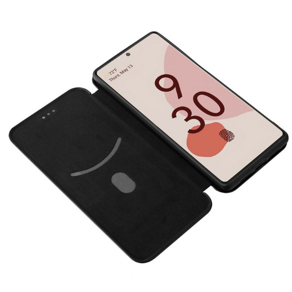 Schutzhülle Für Google Pixel 6 Flip Case Farbiges Carbon-silikon