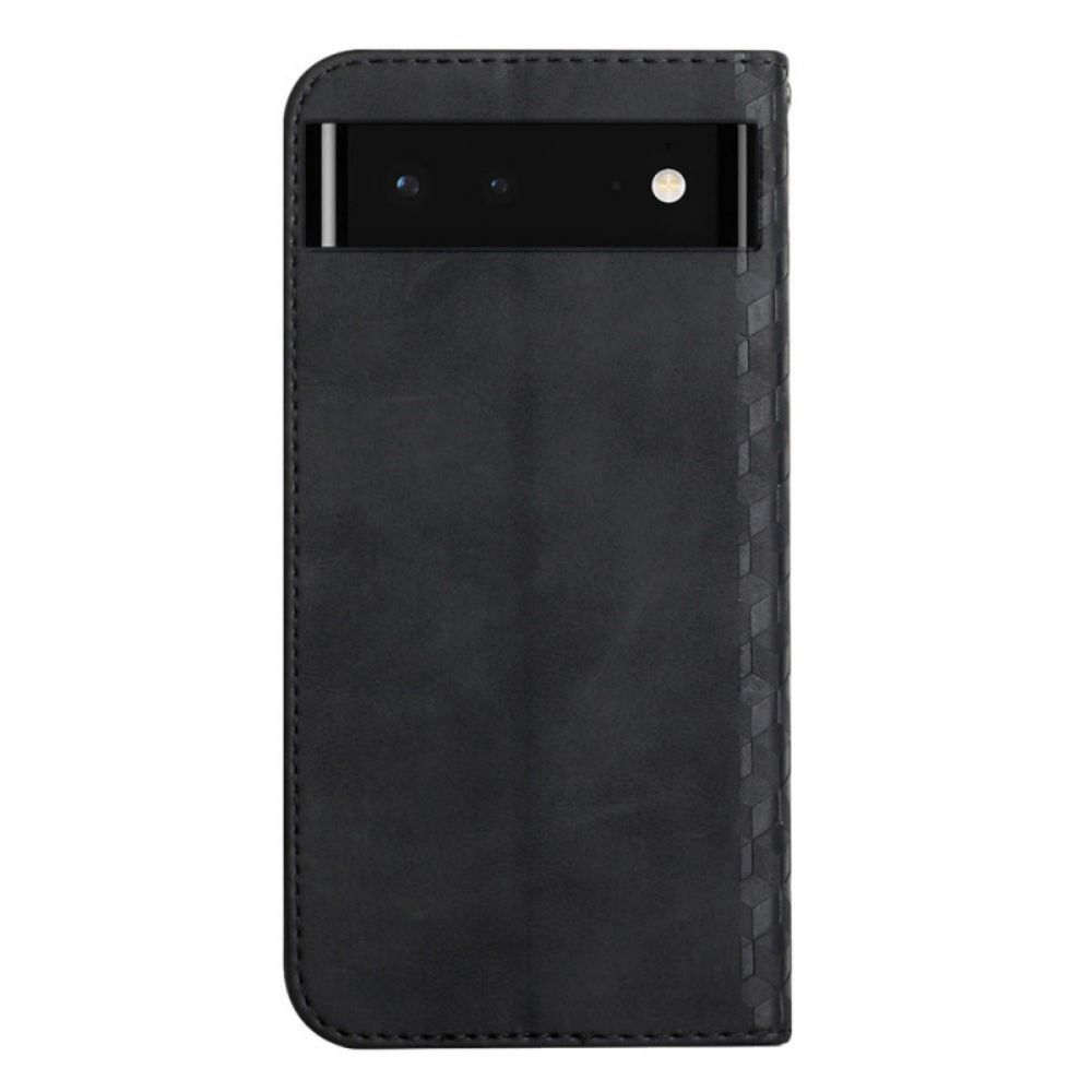 Schutzhülle Für Google Pixel 6 Flip Case Geo-leder-effekt