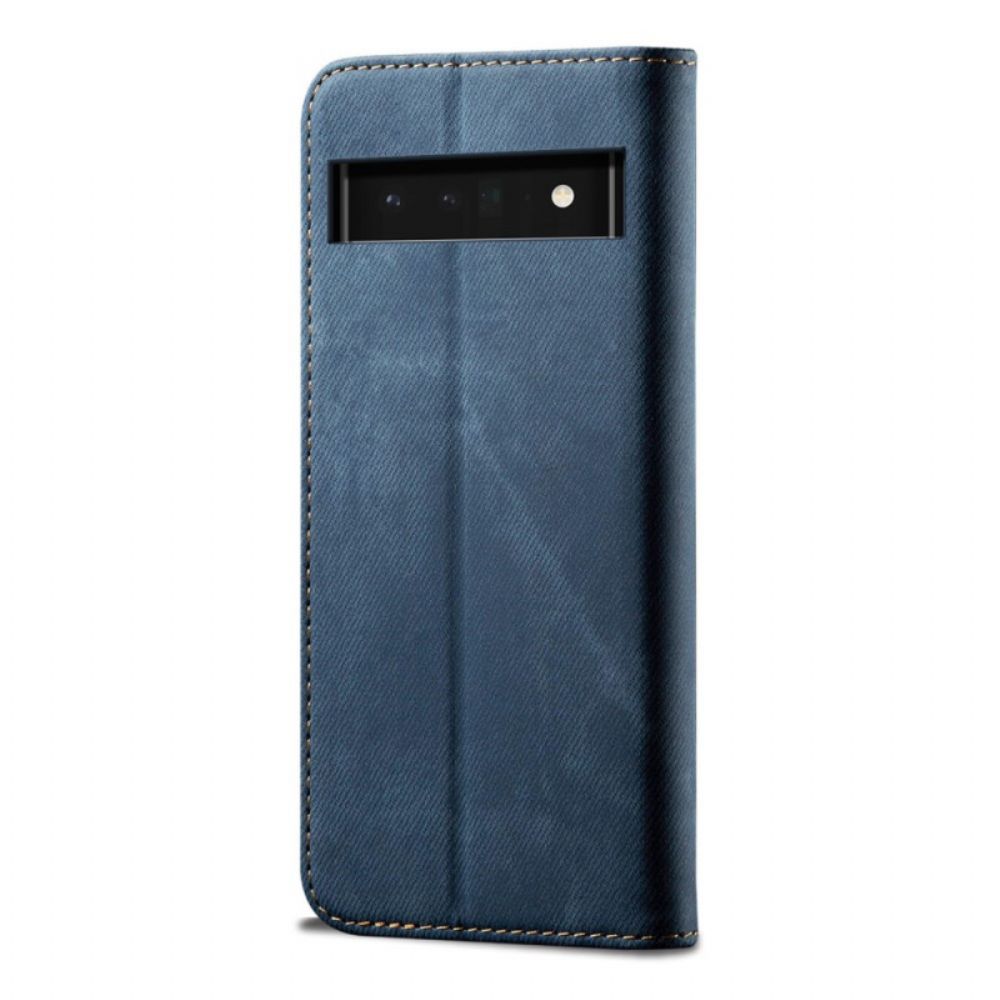 Schutzhülle Für Google Pixel 6 Flip Case Jeansstoff