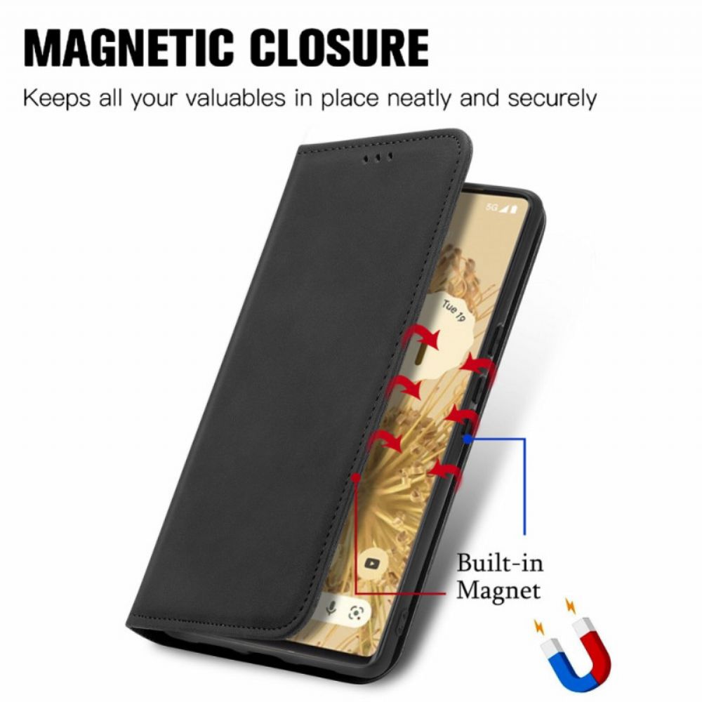 Schutzhülle Für Google Pixel 6 Flip Case Vintage Skin-touch-design