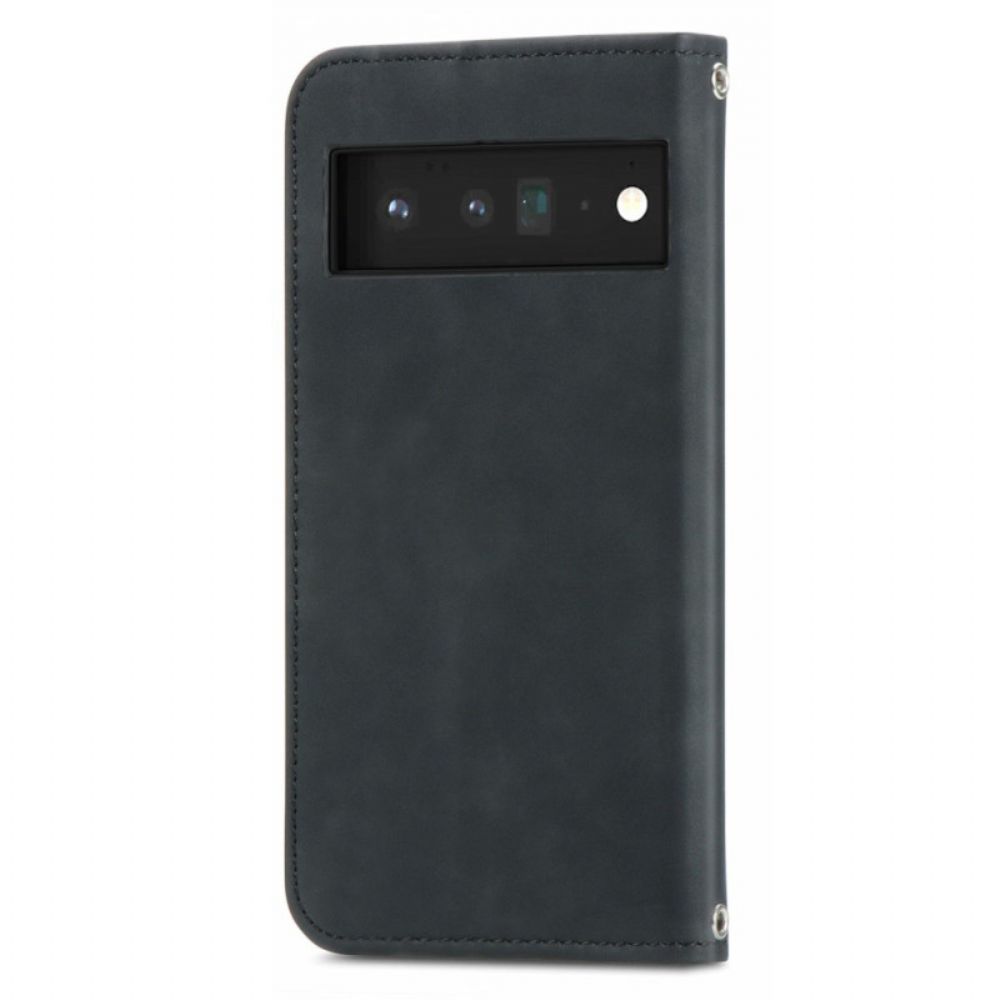 Schutzhülle Für Google Pixel 6 Flip Case Vintage Skin-touch-design