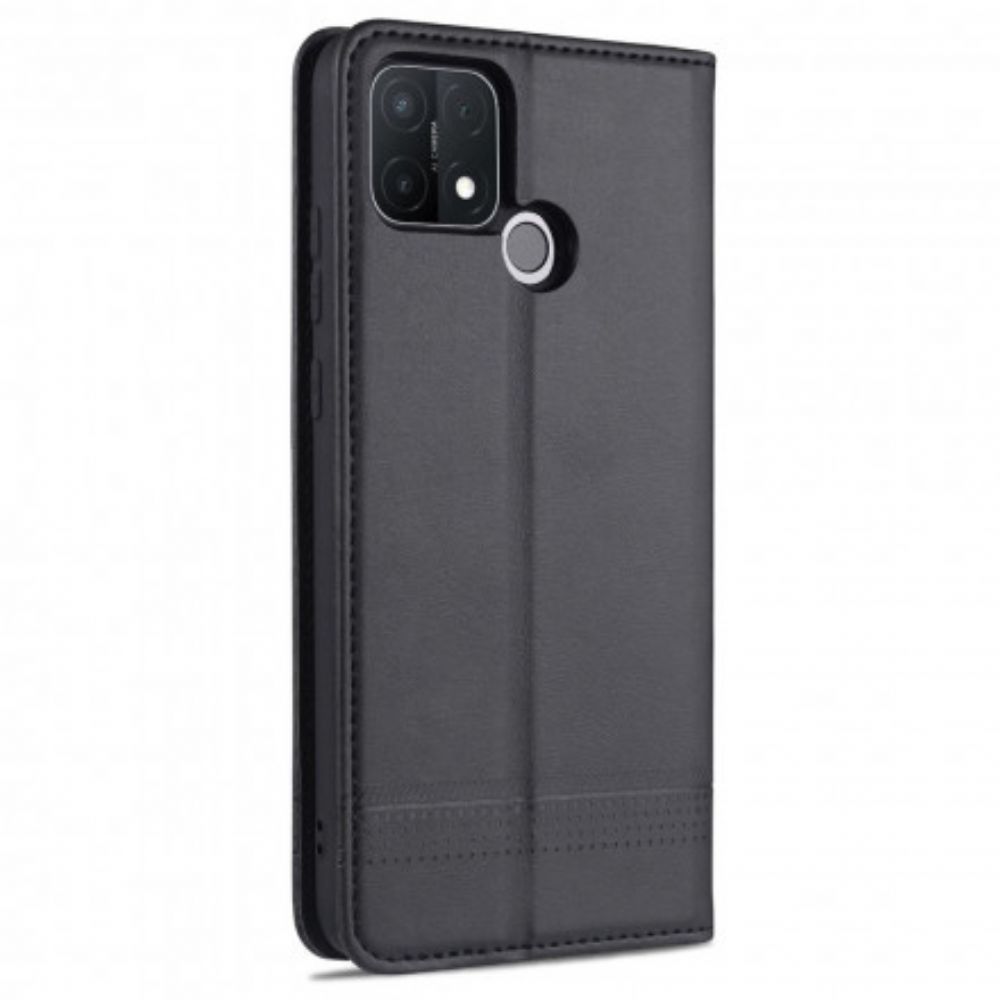 Schutzhülle Für Oppo A15 Flip Case Azns-lederstil