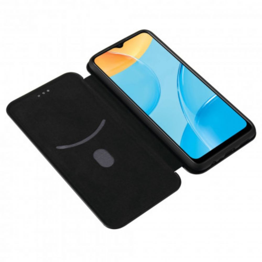 Schutzhülle Für Oppo A15 Flip Case Farbiges Carbon-silikon