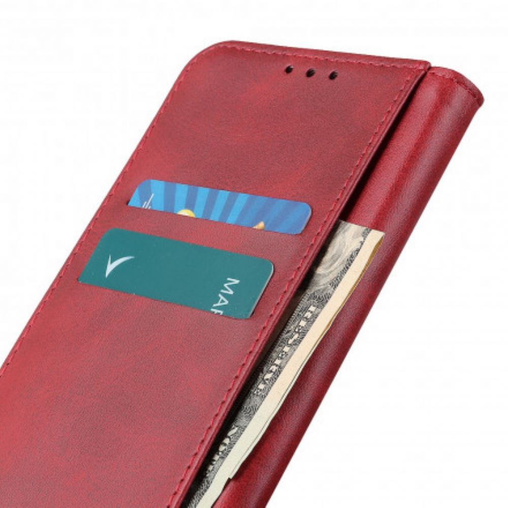 Schutzhülle Für Oppo A15 Flip Case Spaltleder