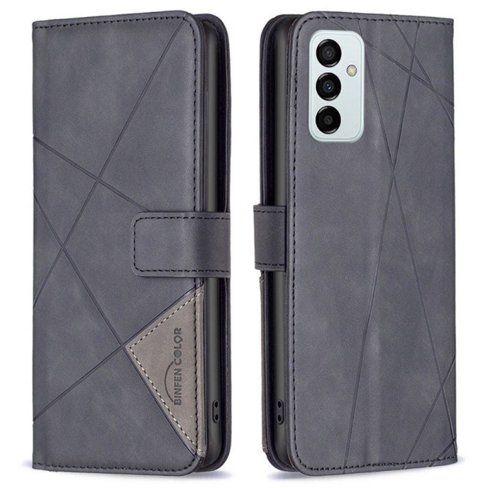 Flip Case Für Samsung Galaxy M23 5G Binfen Farbdreiecke