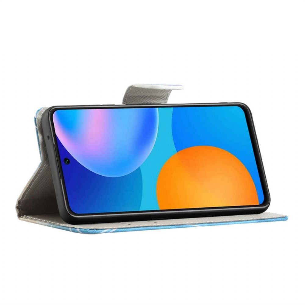 Flip Case Für Samsung Galaxy M23 5G Bleib Ruhig Und Strahle