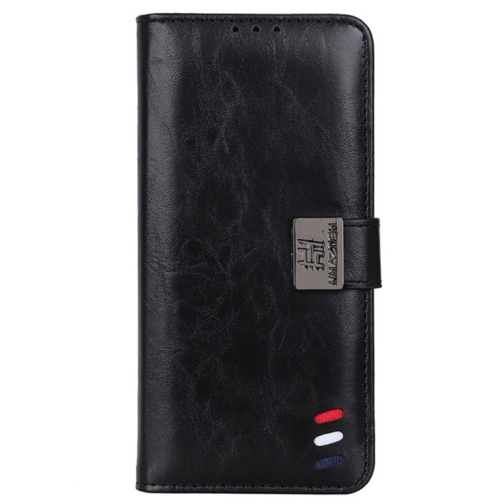 Flip Case Für Samsung Galaxy M23 5G Dreifarbig