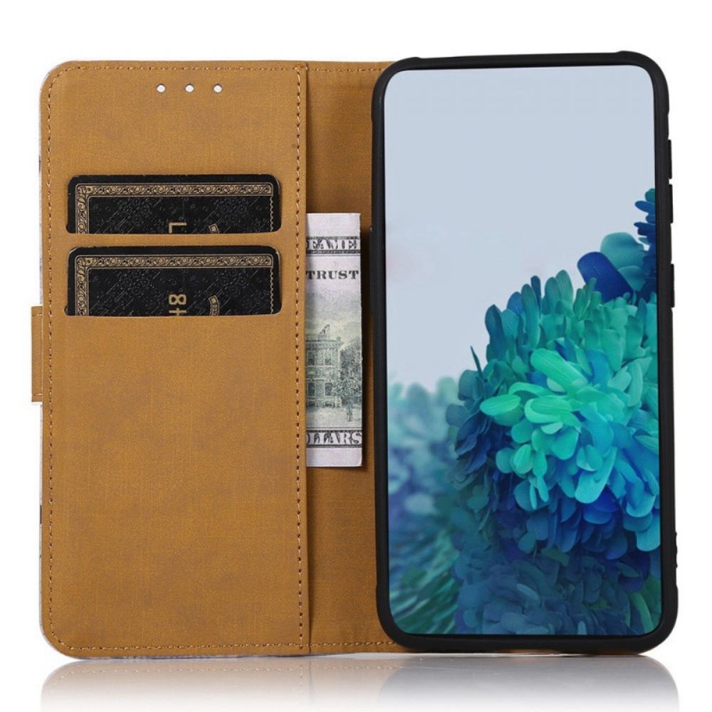 Flip Case Für Samsung Galaxy M23 5G Eiffelturm Des Dichters