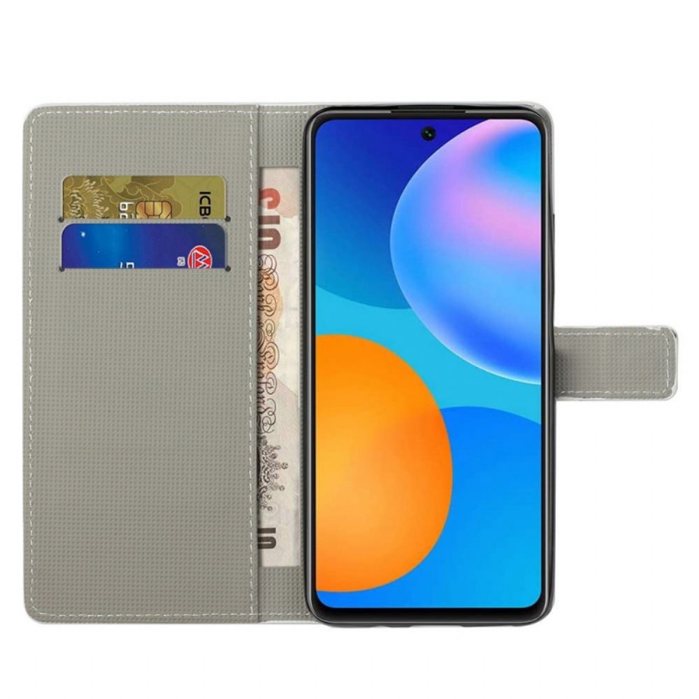 Flip Case Für Samsung Galaxy M23 5G Eulenstamm