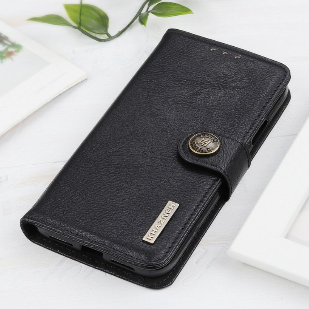 Flip Case Für Samsung Galaxy M23 5G Khazneh Lederstil