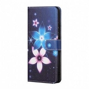 Flip Case Für Samsung Galaxy M23 5G Mondblumen