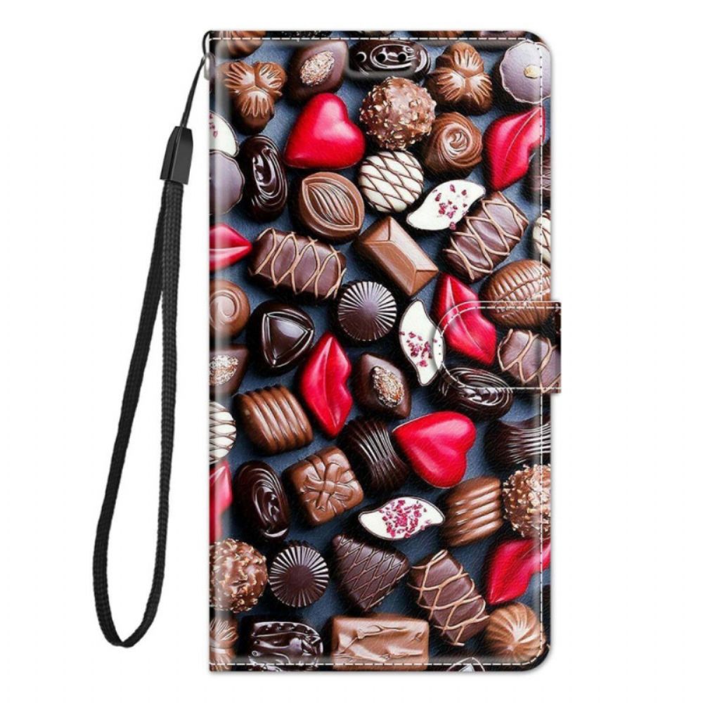 Flip Case Für Samsung Galaxy M23 5G Pralinen