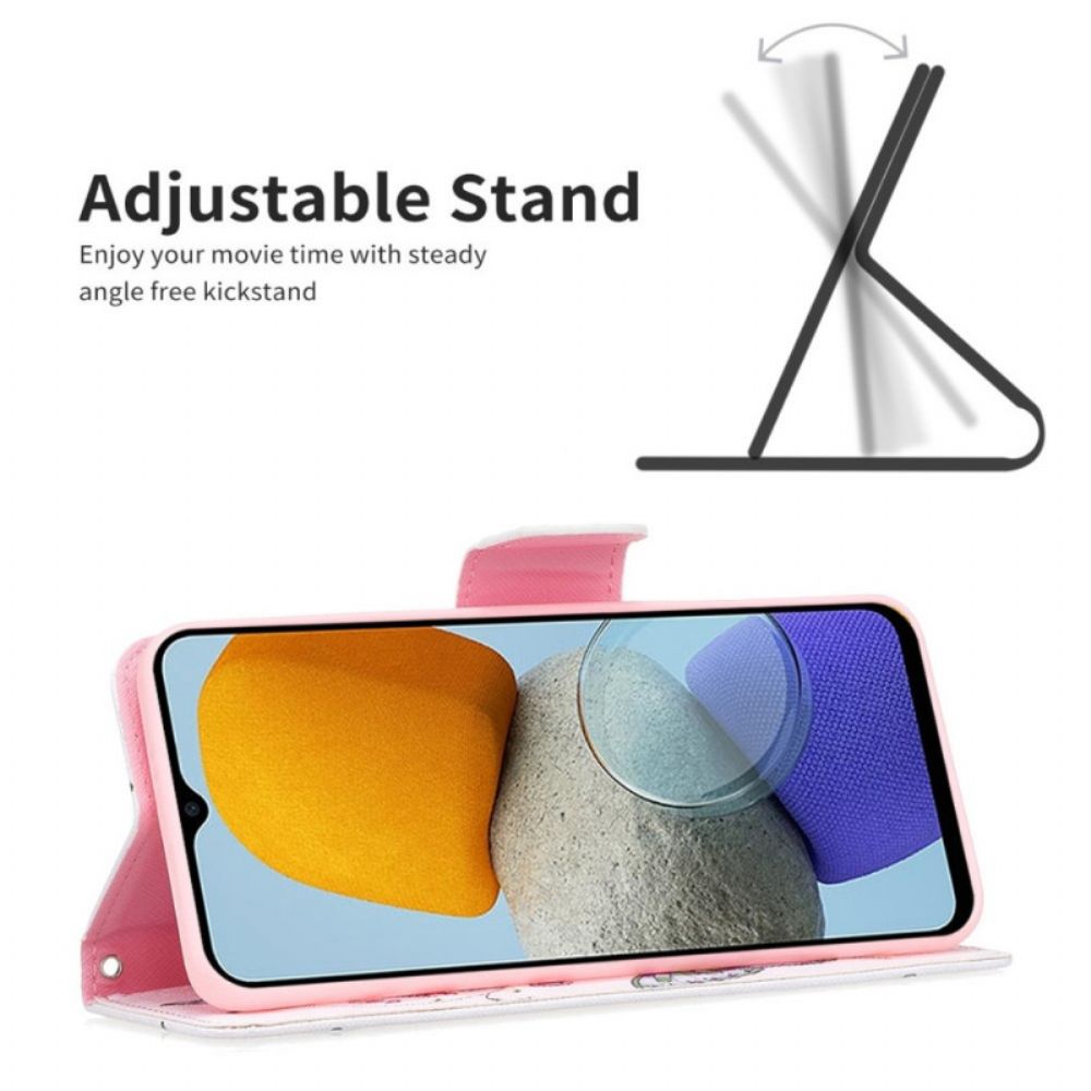 Flip Case Für Samsung Galaxy M23 5G Schöne Schmetterlinge