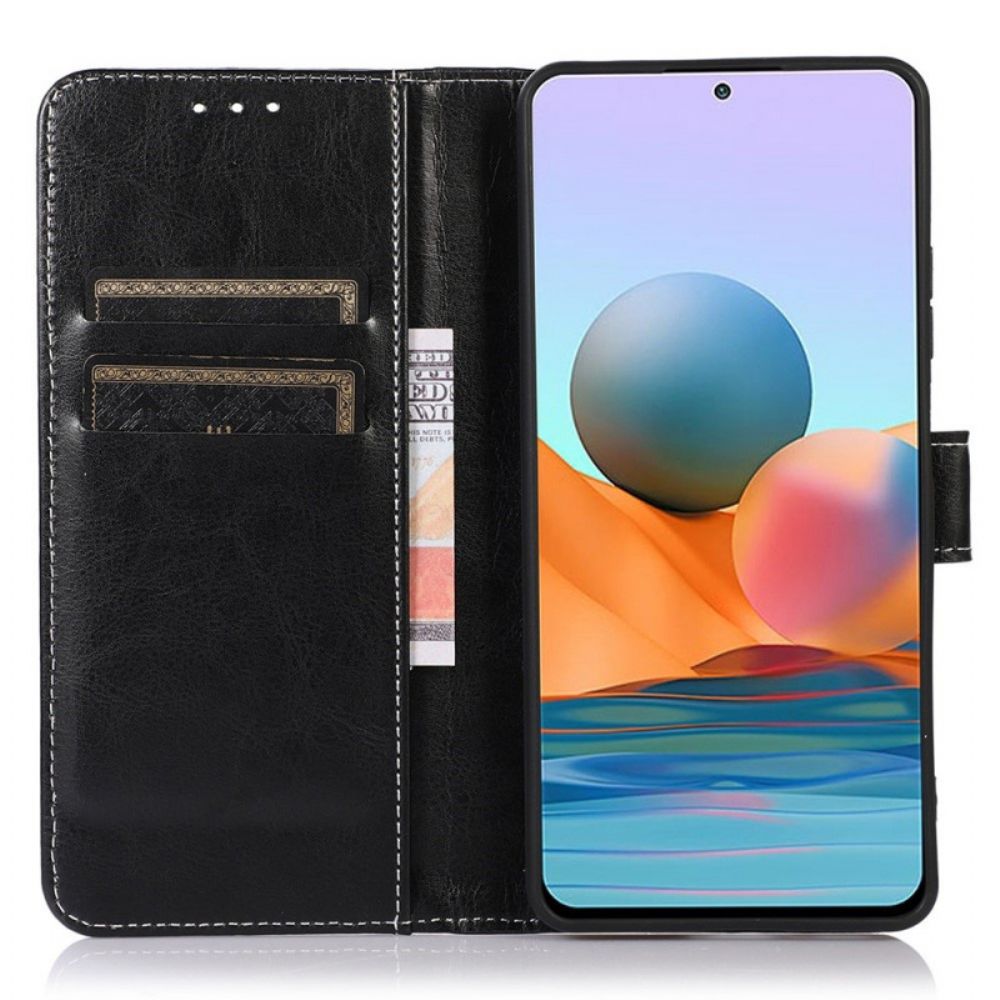 Flip Case Für Samsung Galaxy M23 5G Style Ledernähte