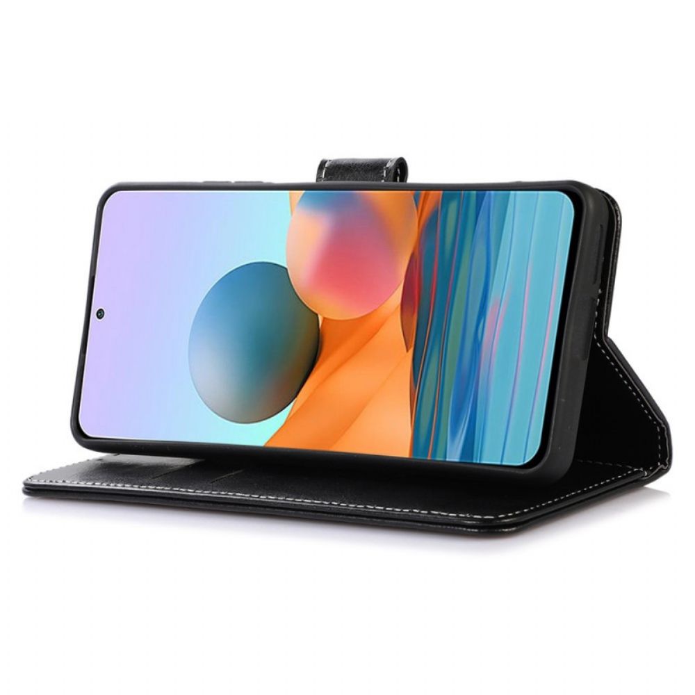 Flip Case Für Samsung Galaxy M23 5G Style Ledernähte