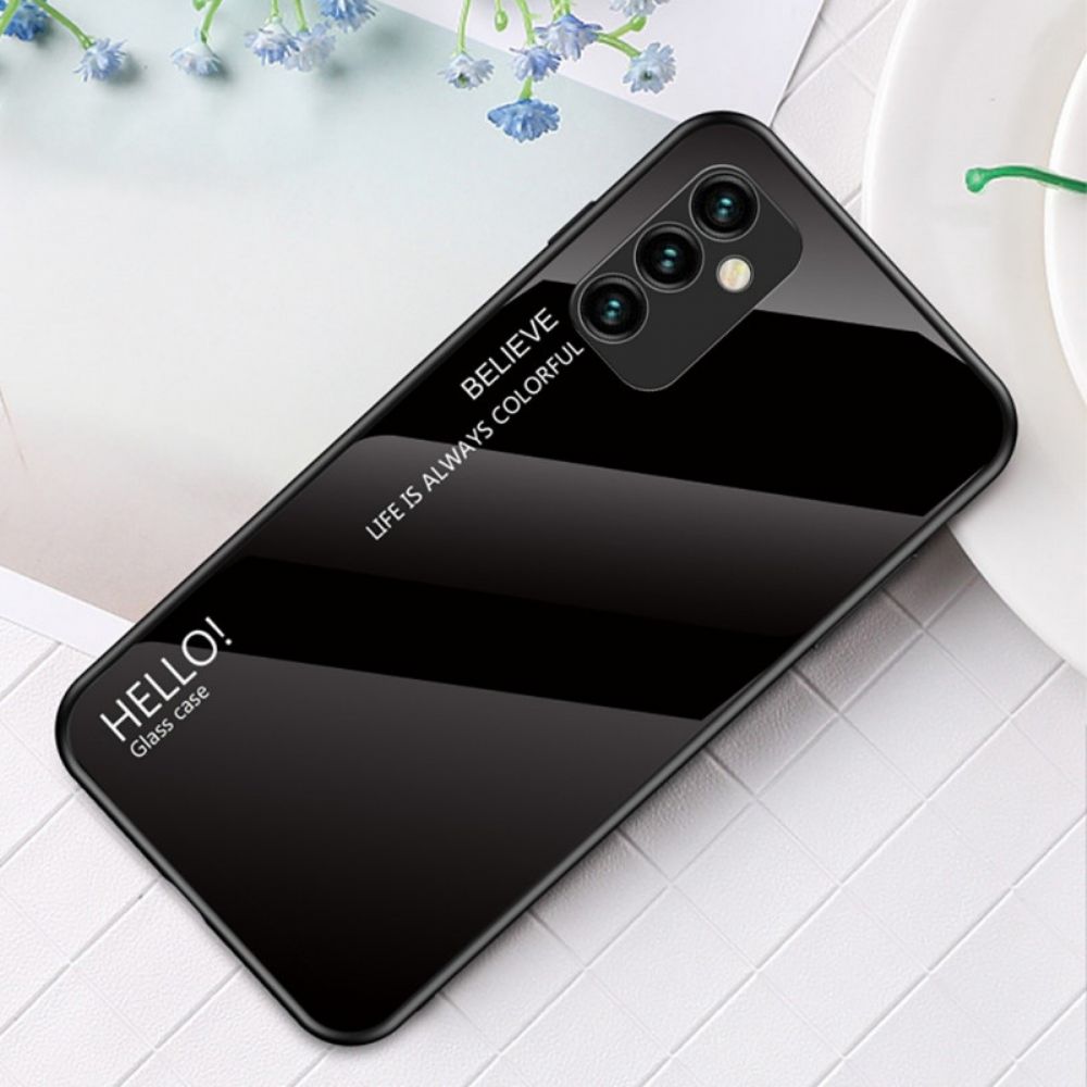 Hülle Für Samsung Galaxy M23 5G Hallo Tempered Glass