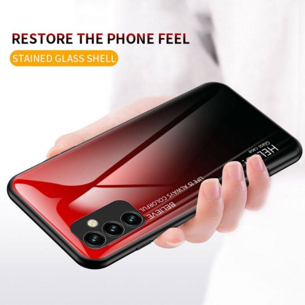 Hülle Für Samsung Galaxy M23 5G Hallo Tempered Glass