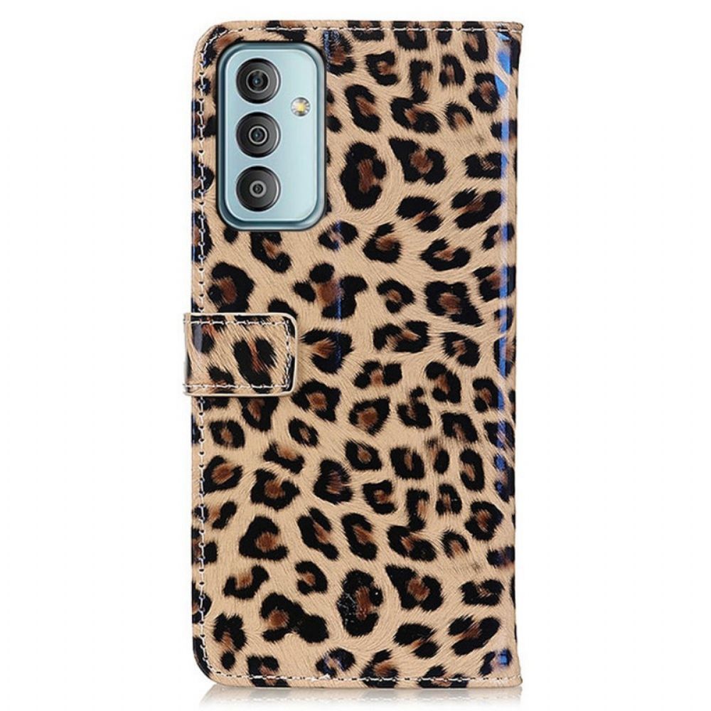 Lederhüllen Für Samsung Galaxy M23 5G Leopardenhaut-effekt